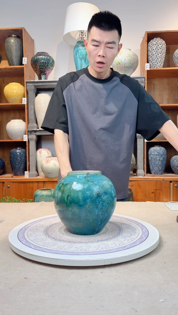 瓶陶瓷花瓶  草原映像 小号 正品