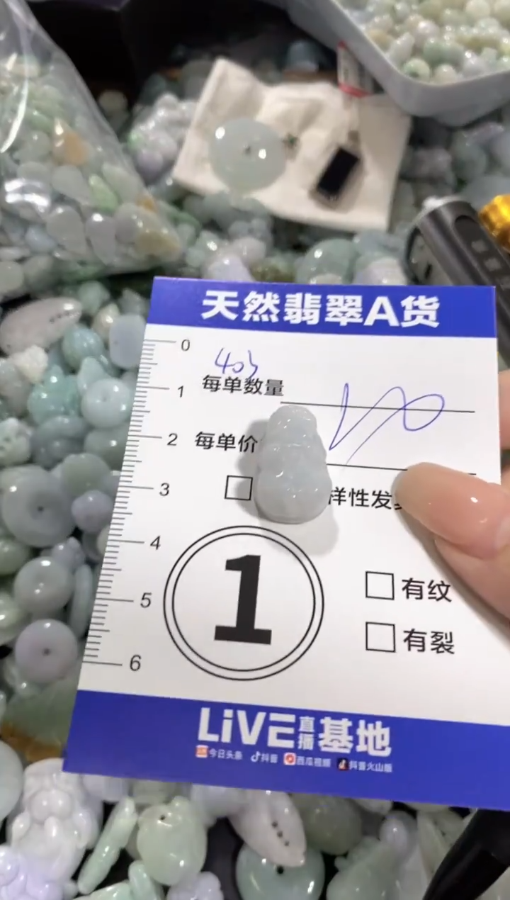 颈饰未镶嵌翡翠天然翡翠A货批量多样性发一件