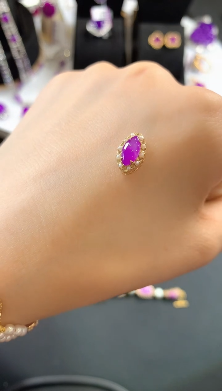 【闪购商品】苏纪石（舒俱来）.18K金镶嵌舒俱来饰品