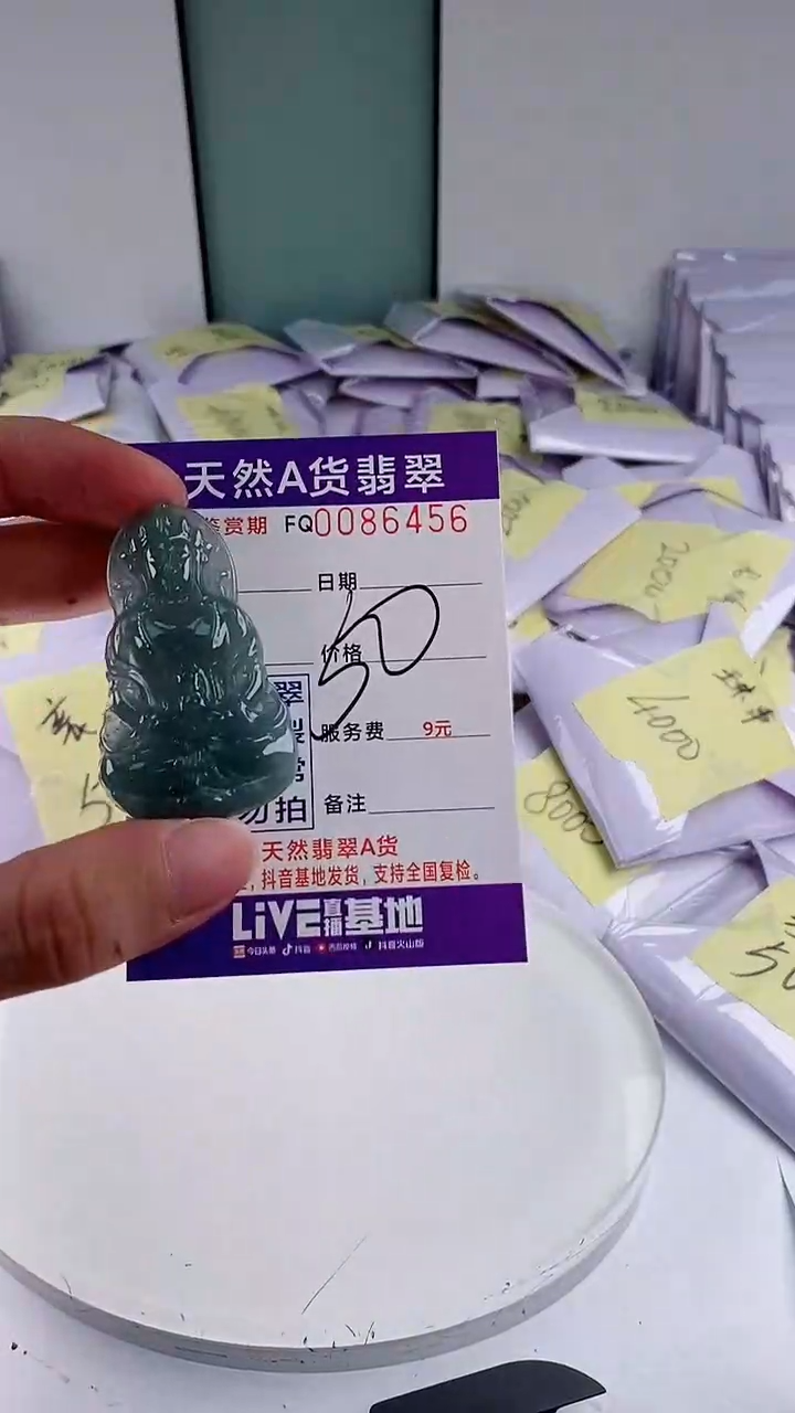 翡翠未镶嵌颈饰             
