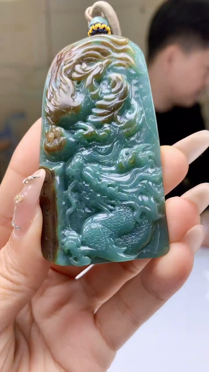 【闪购商品】定制翡翠未镶嵌4917ty-毛货挂件12