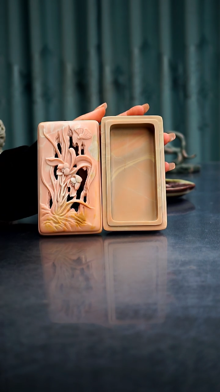 【闪购商品】苴却砚兰花香炉砚台