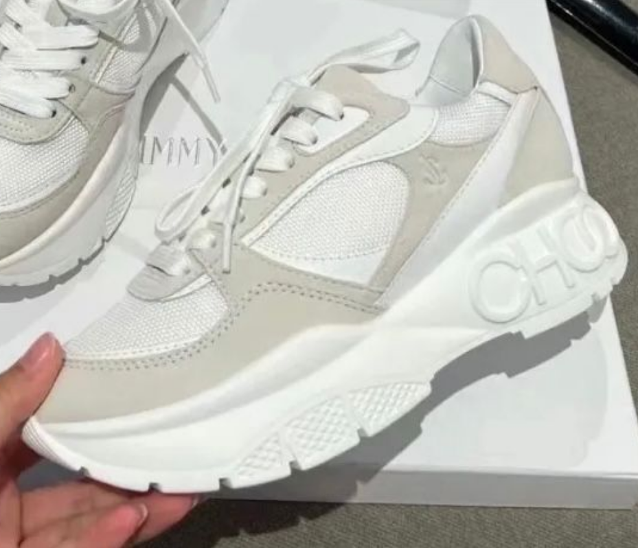 未使用 JIMMY CHOO/吉米周 白色运动鞋