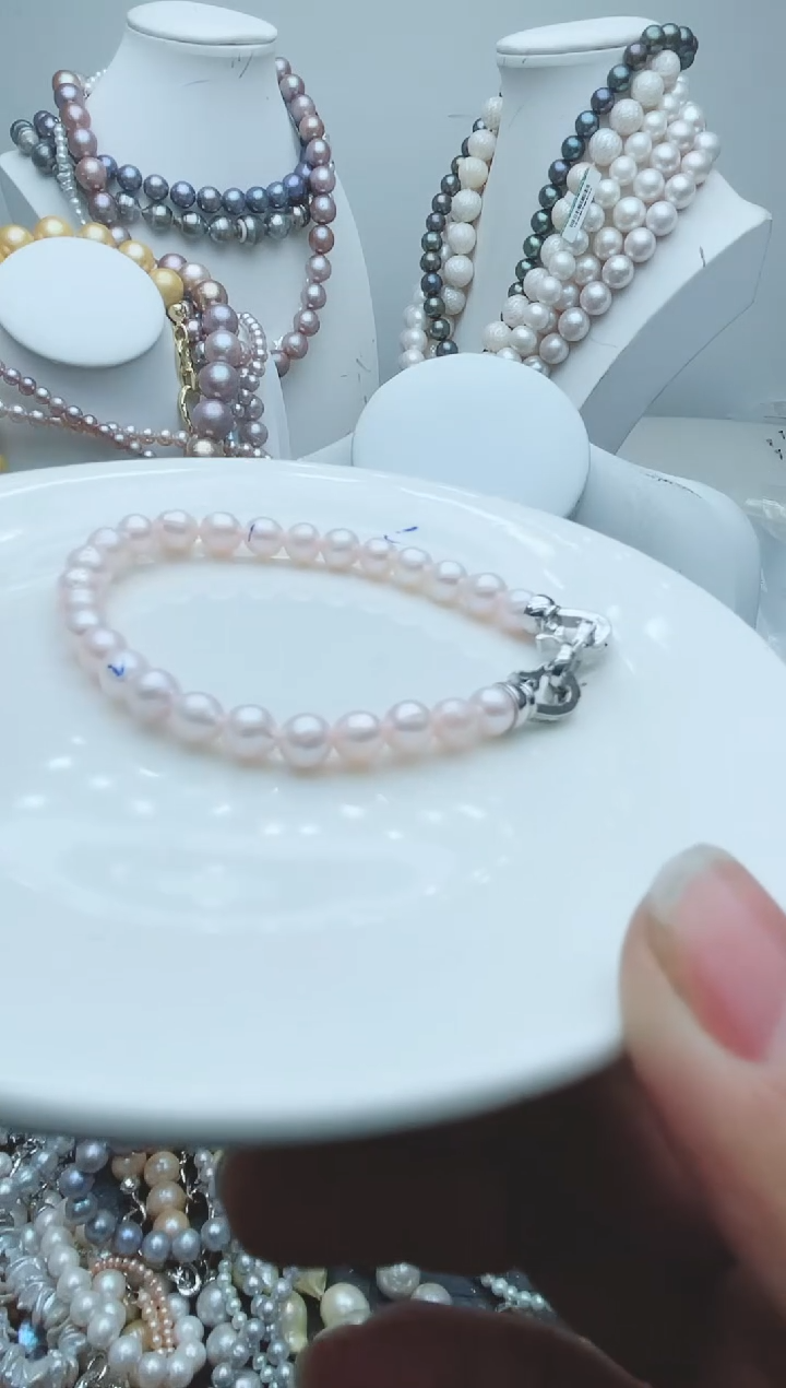 【闪购商品】淡水珍珠颈饰钛钢79