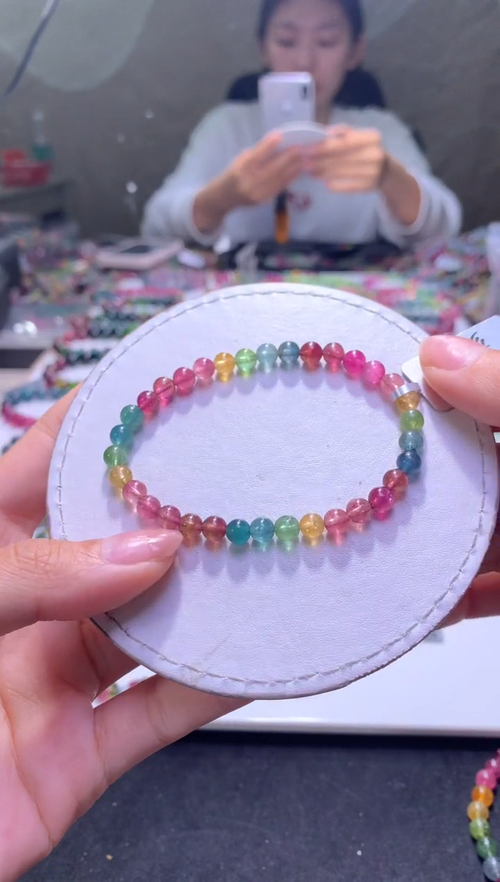 未镶嵌手串碧玺A122【天然碧玺】