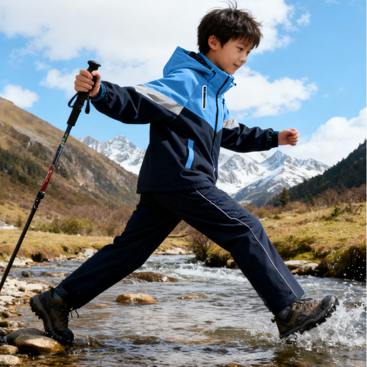 冬款南昌冲锋校服外套初高中三合一男女同款冬装保暖防风外套