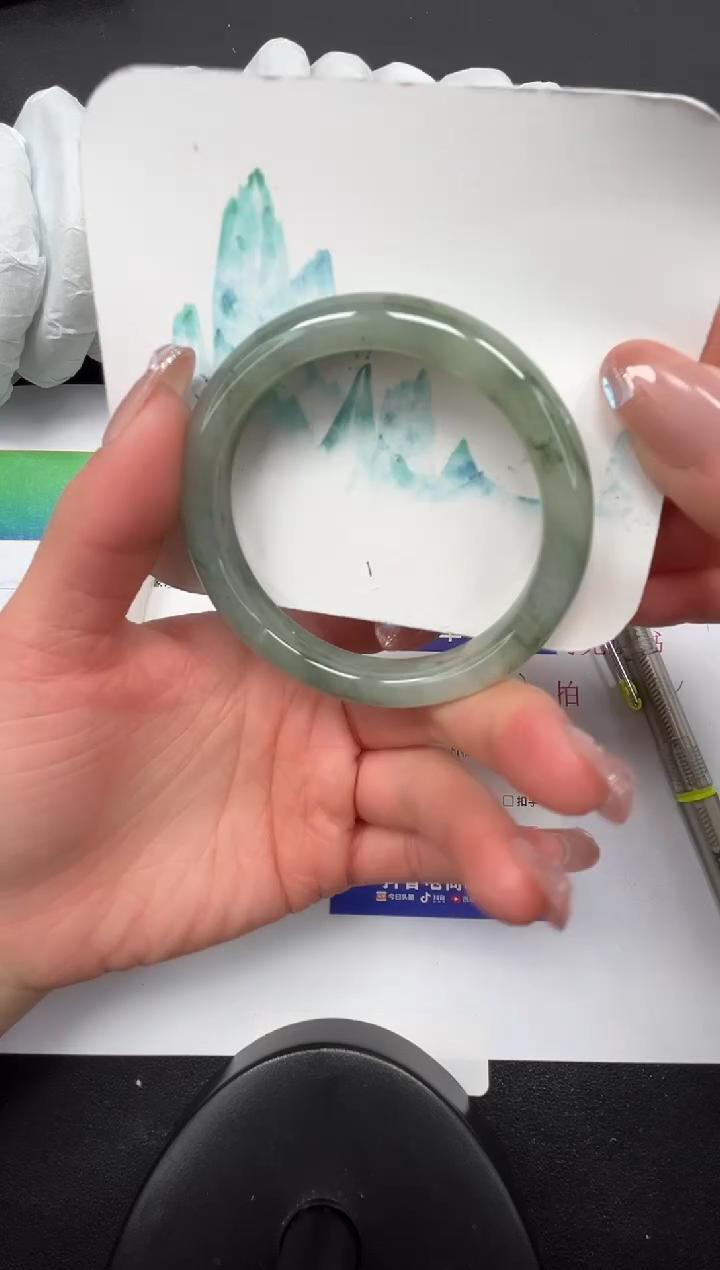 【闪购商品】石英质玉手镯未镶嵌43-56.3