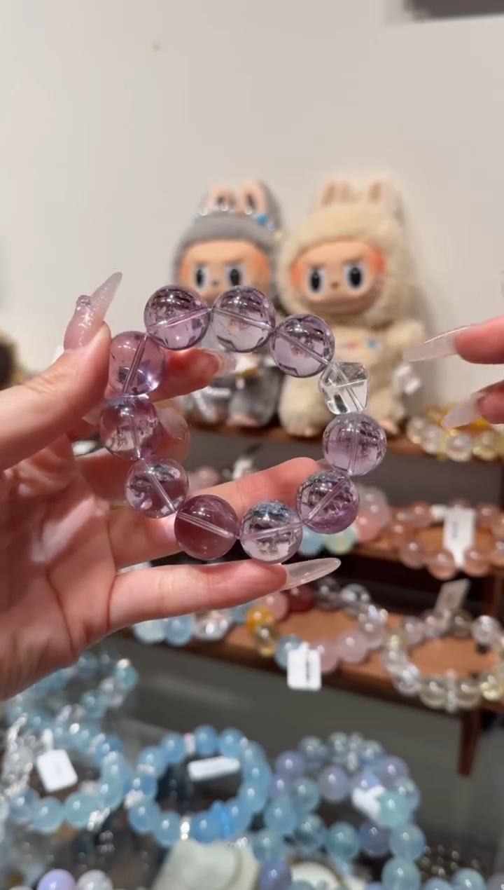 水晶手串未镶嵌）拍4单发一串 拍1单发单珠 多样性发货