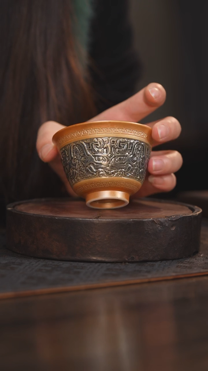【闪购商品】杯22柴房陶瓷丨雕刻单杯