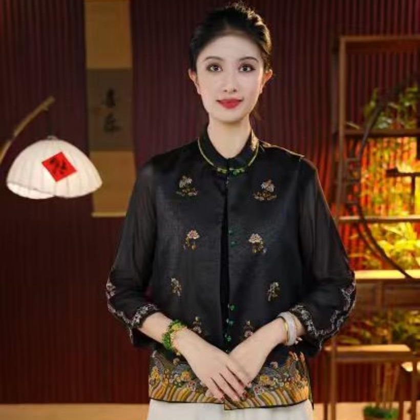 [初晓] 观江南婷婷高定新中式双面双穿四季马甲GJN0897806