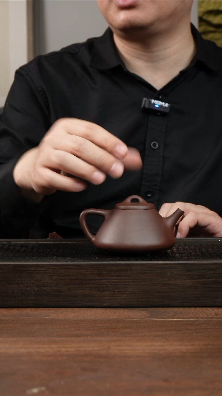 茶杯紫砂紫泥子冶石瓢      180CC   