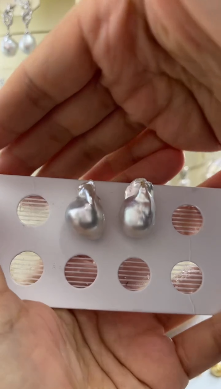 【闪购商品】海水珍珠裸珠未镶嵌澳白巴洛克