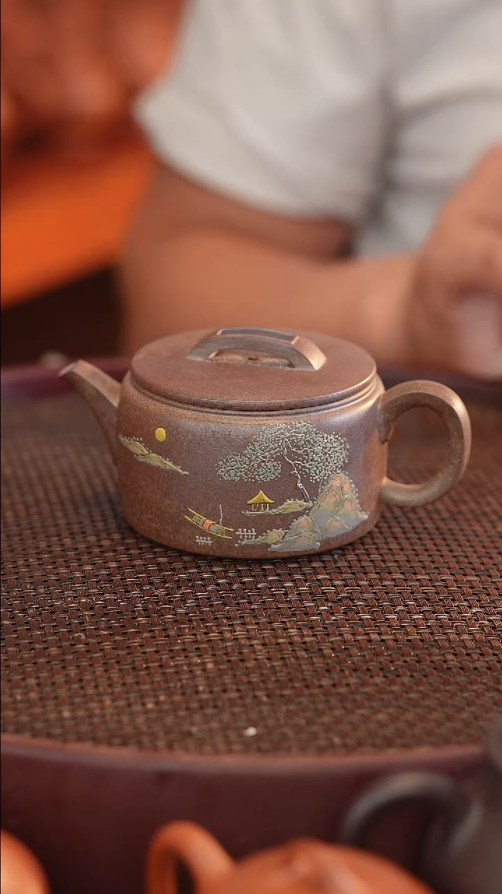 茶壶紫砂原矿手工制作