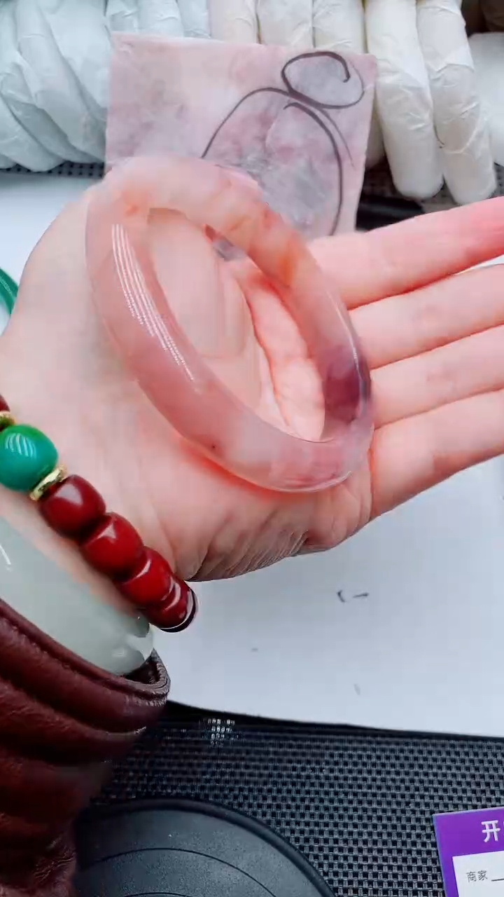 【闪购商品】石英质玉手镯未镶嵌C140-60-61