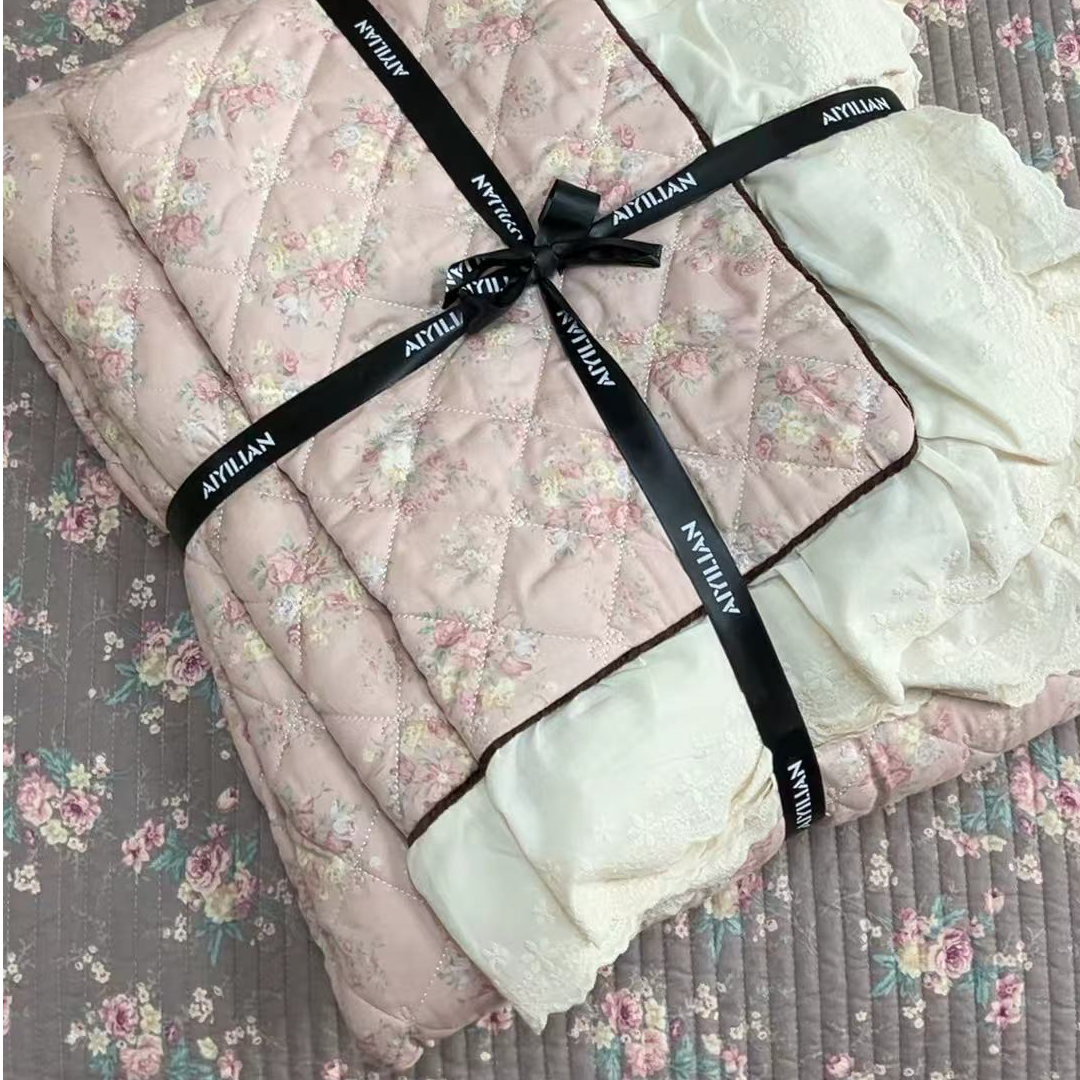 【牟牟家纺】外贸原单高品质床盖三件套!!!