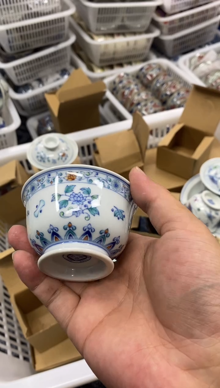 陶瓷景德陶瓷茶具容量约70