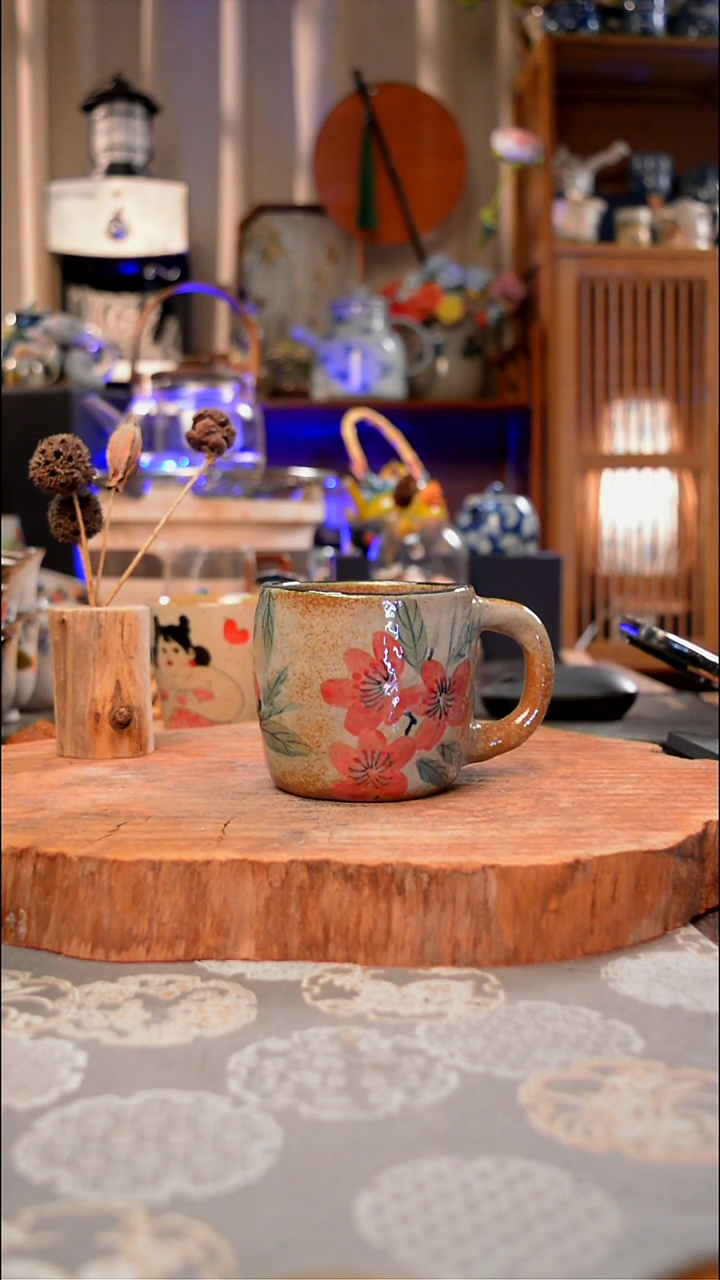 【闪购商品】杯子木棉手工手绘手工手绘