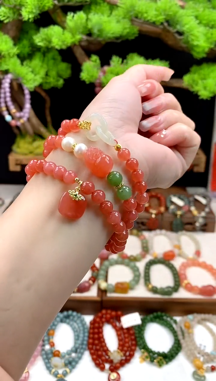 【闪购商品】玛瑙手饰未镶嵌3圈