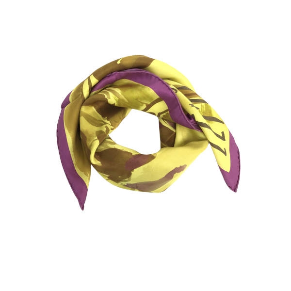 妃鱼/爱马仕/桑蚕丝/丝巾/95新/M6/14