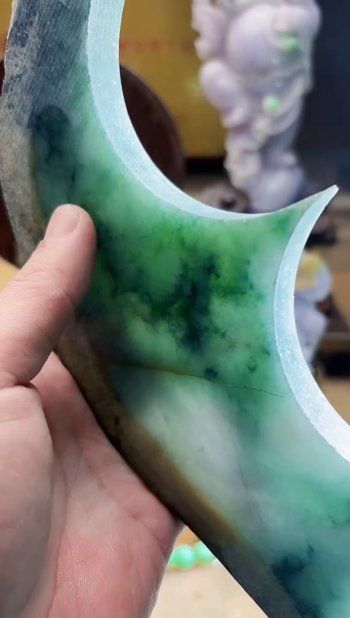 未镶嵌挂件翡翠A货张麦9814