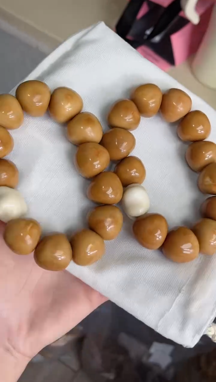 菩提根/象牙果手串象牙果风化大肠20+星星瑕疵不补随机