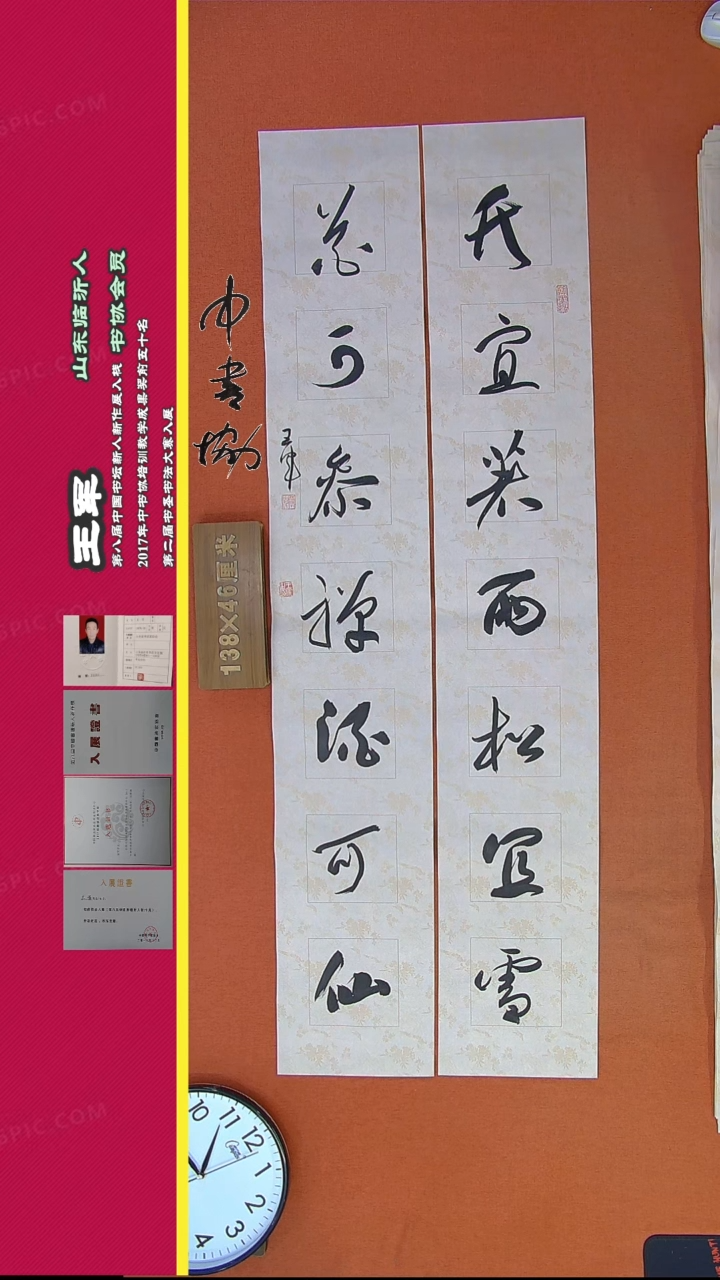 【闪购商品】书法100H王军书法作品