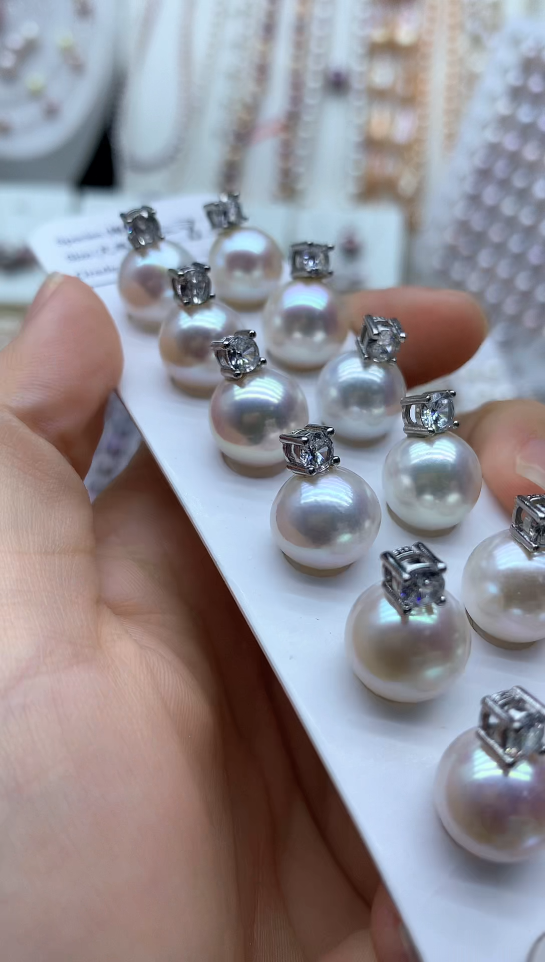 淡水珍珠银S925镶嵌吊坠(不含链)多样性发其一