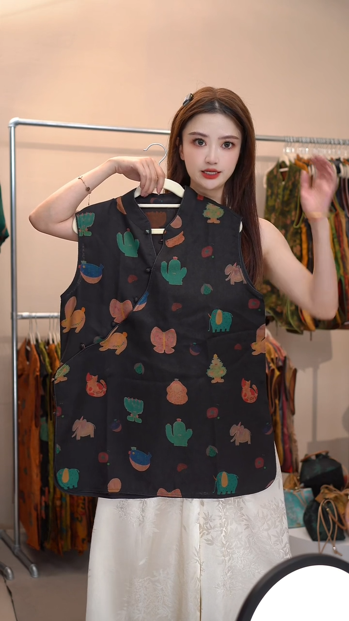 清仓不退不换香云纱女装