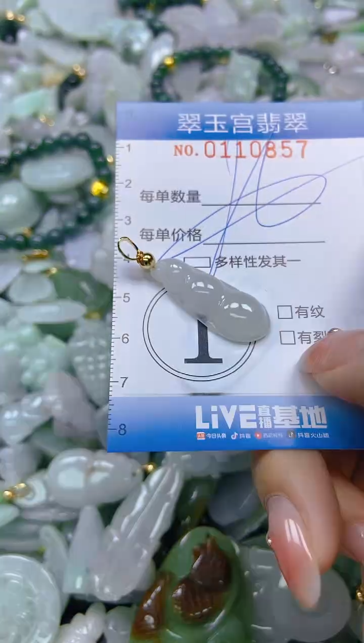 翡翠未镶嵌颈饰闪购0110857