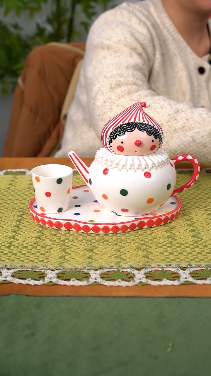 【闪购商品】.喜上陶社拉夫领壶套组一壶两杯