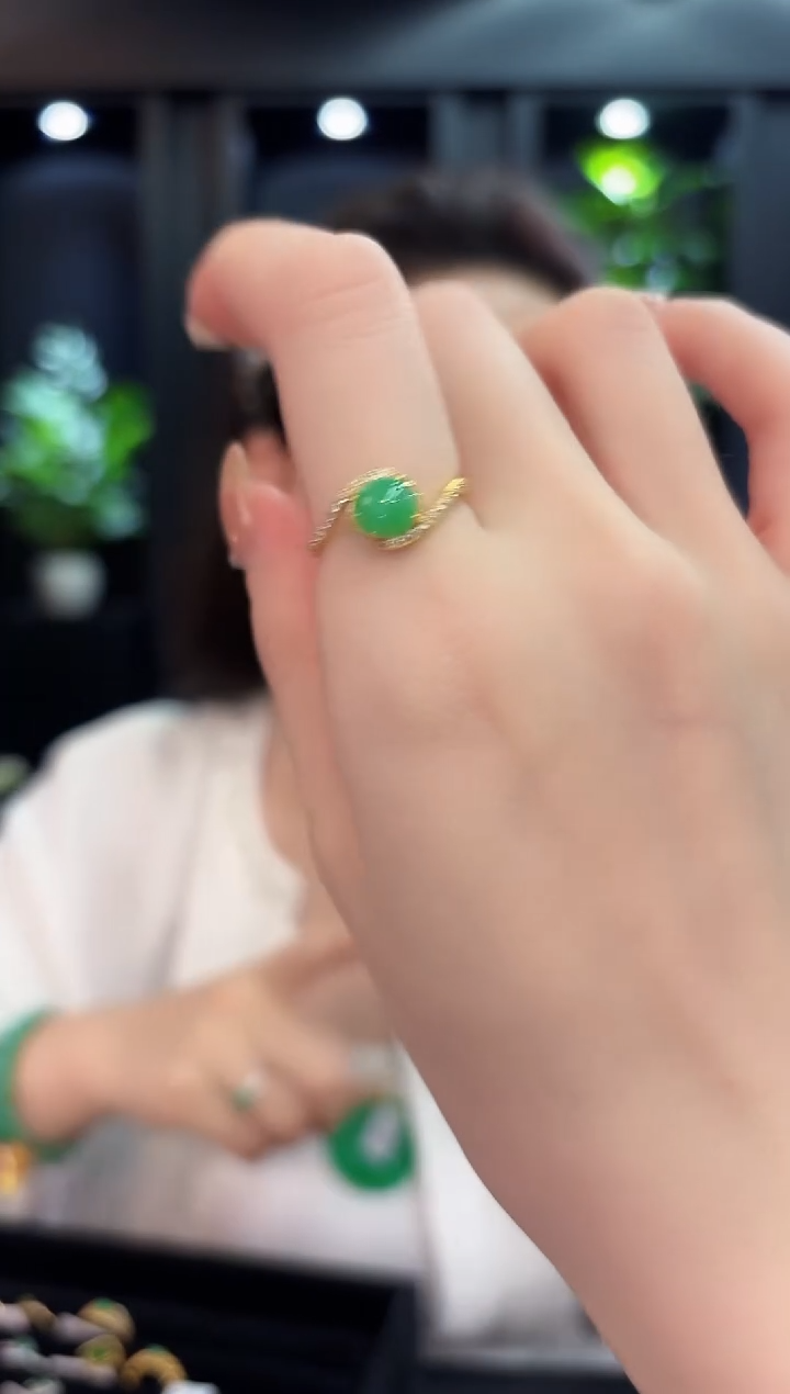 未镶嵌戒指翡翠 缅料A货/支持复检/一件