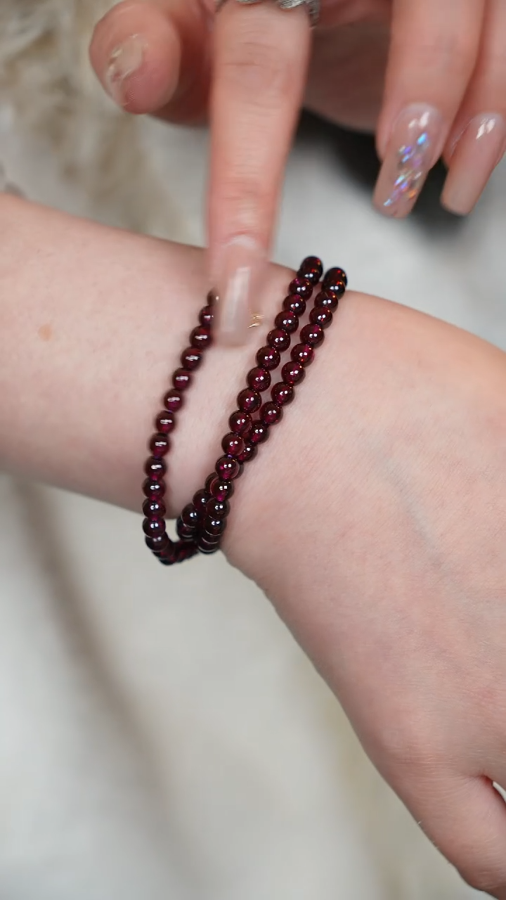 【闪购商品】水晶手绳未镶嵌非金属 红