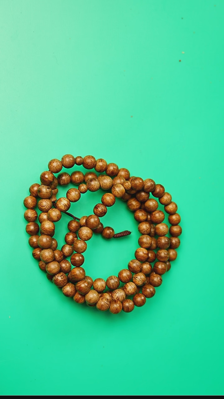 沉香手串柬埔寨菩萨棋多圈9mm