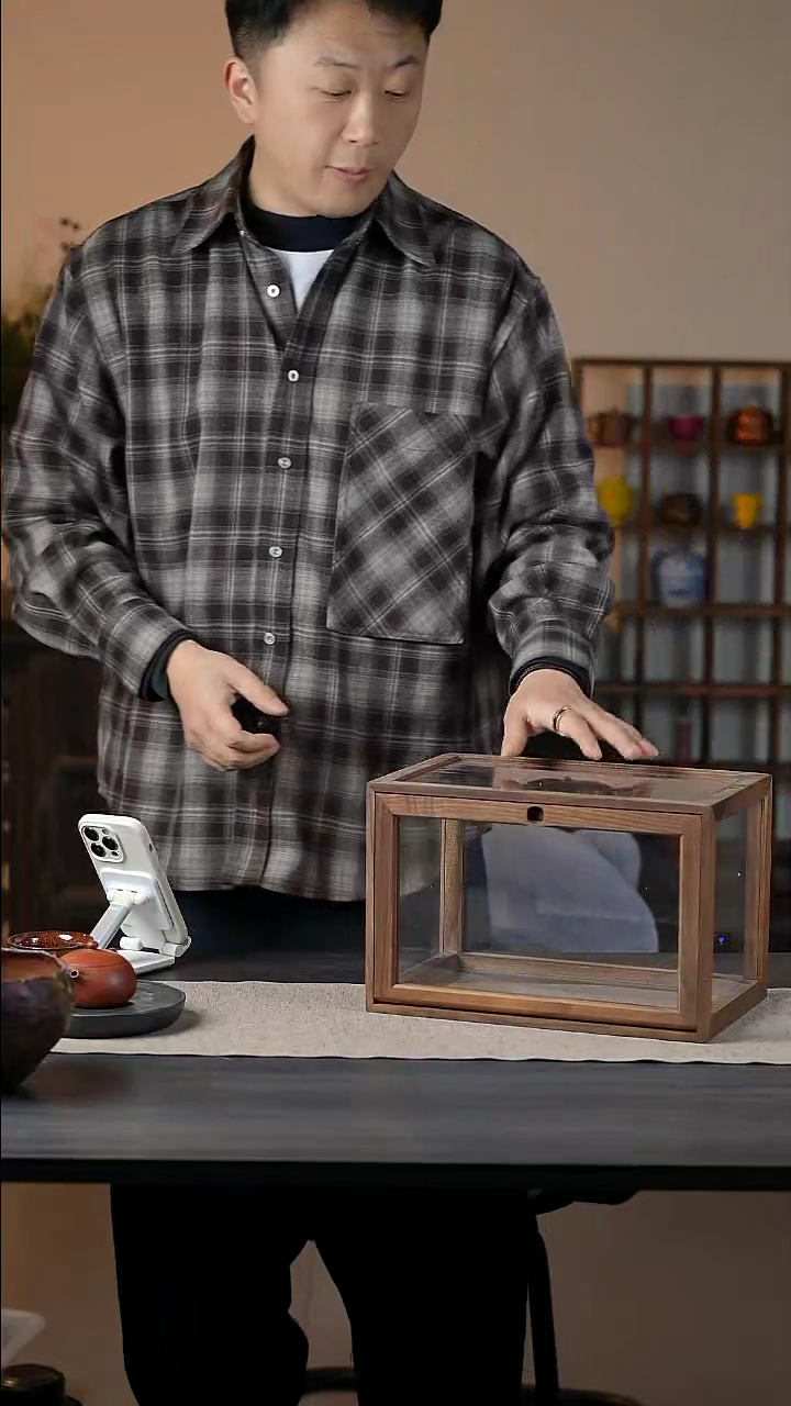 【闪购商品】闪购榫卯胡桃木小柜子