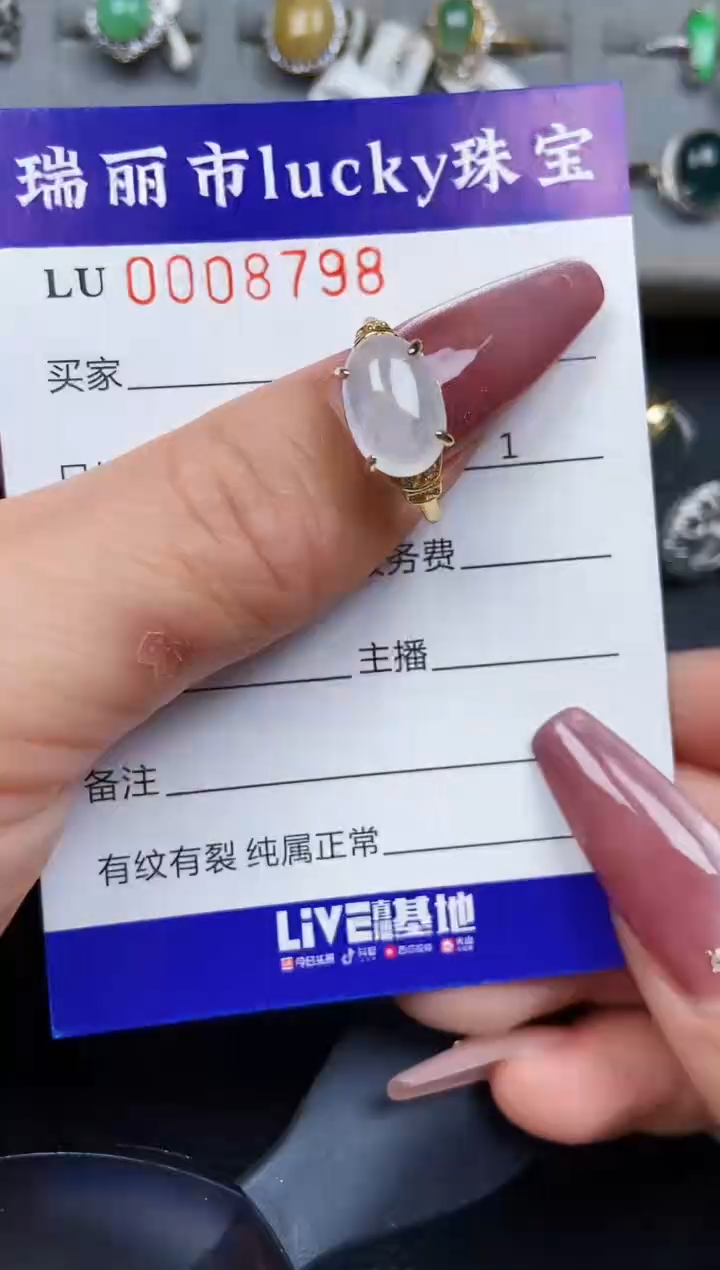 翡翠银S925镶嵌颈饰8798