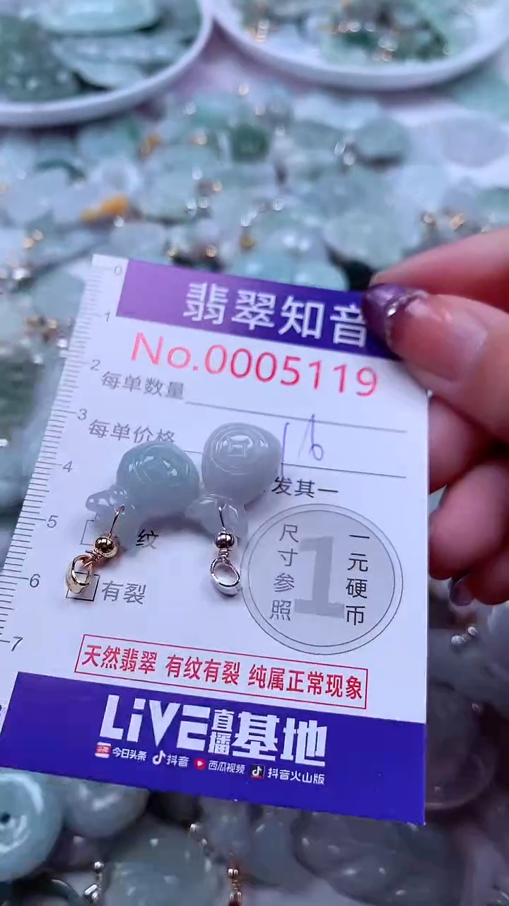 翡翠未镶嵌吊坠(不含链)5119