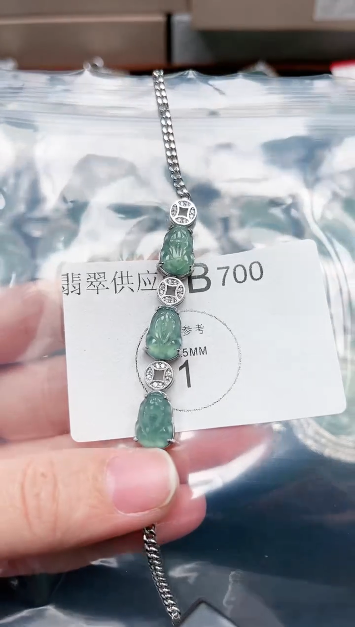 【闪购商品】翡翠颈饰未镶嵌700赠皮绳