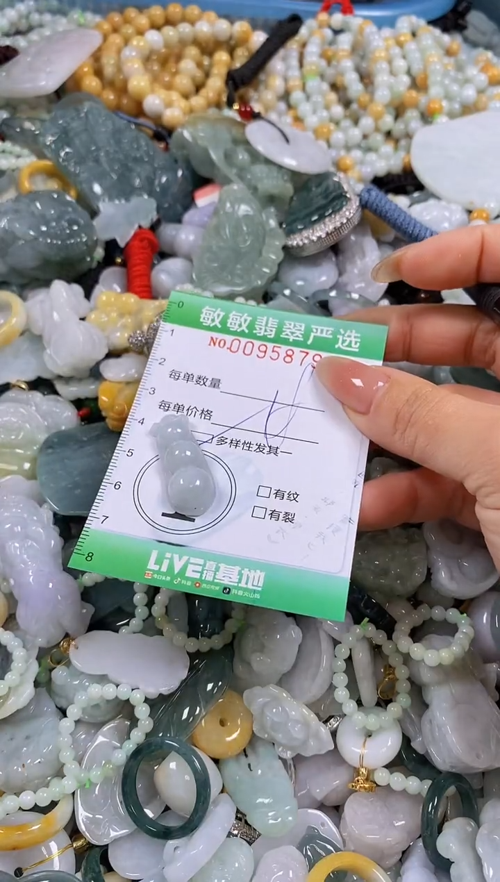 【闪购商品】翡翠颈饰未镶嵌闪购0095879多样性发其一