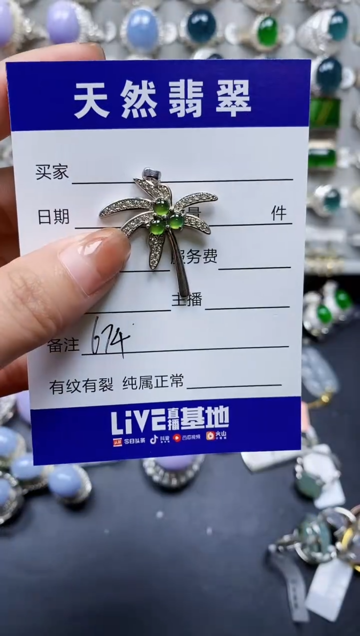 【闪购商品】翡翠颈饰银S925镶嵌0674