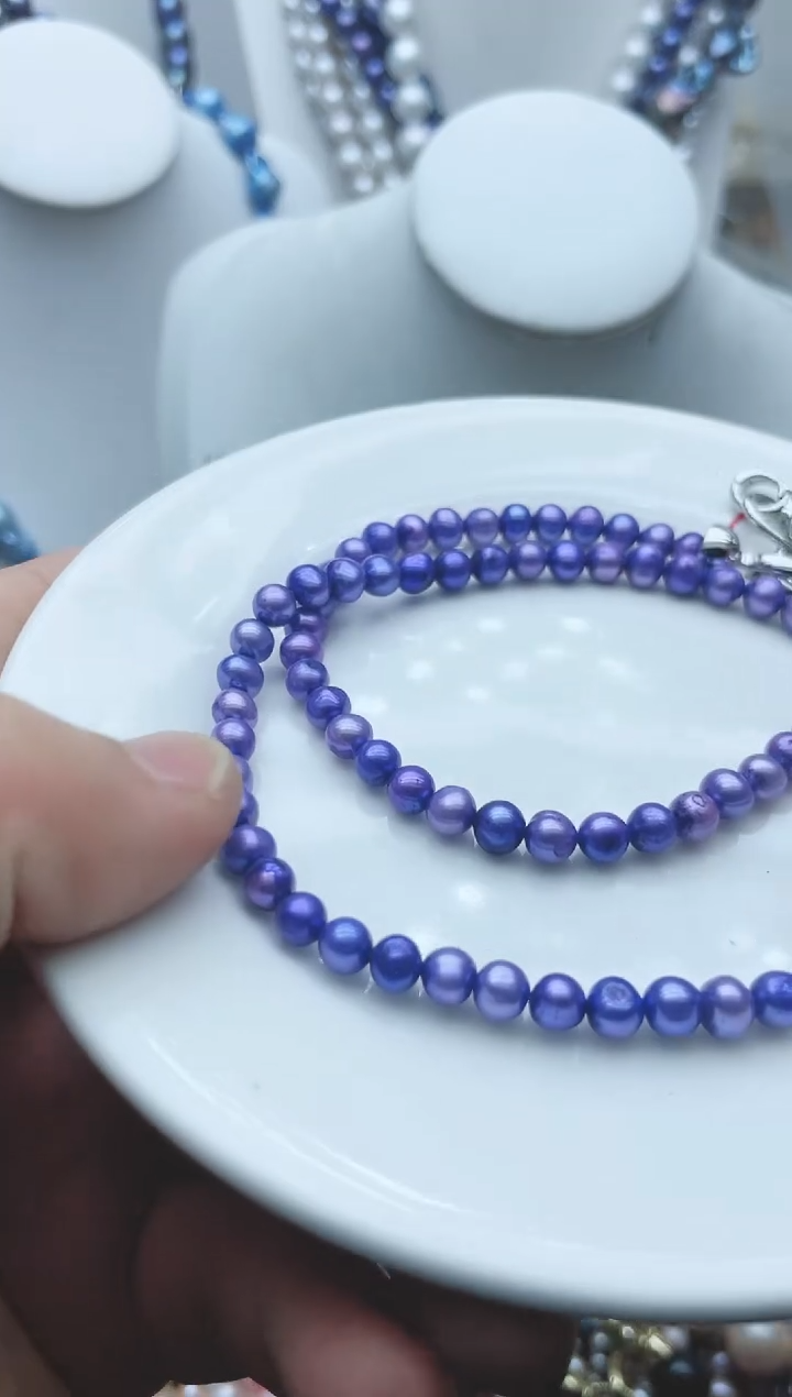 【闪购商品】淡水珍珠颈饰钛钢3