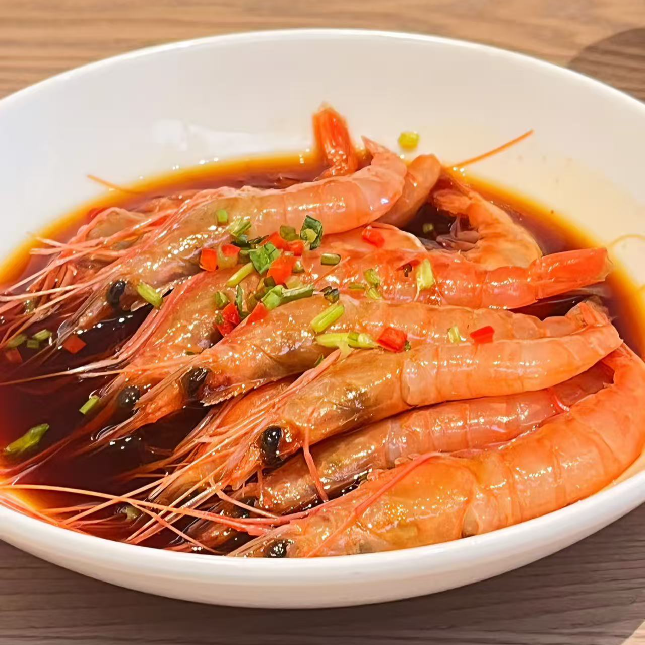 生腌红虾2桶1300克 高级日料店特供 肥美嫩口  顺丰冷链次日达  