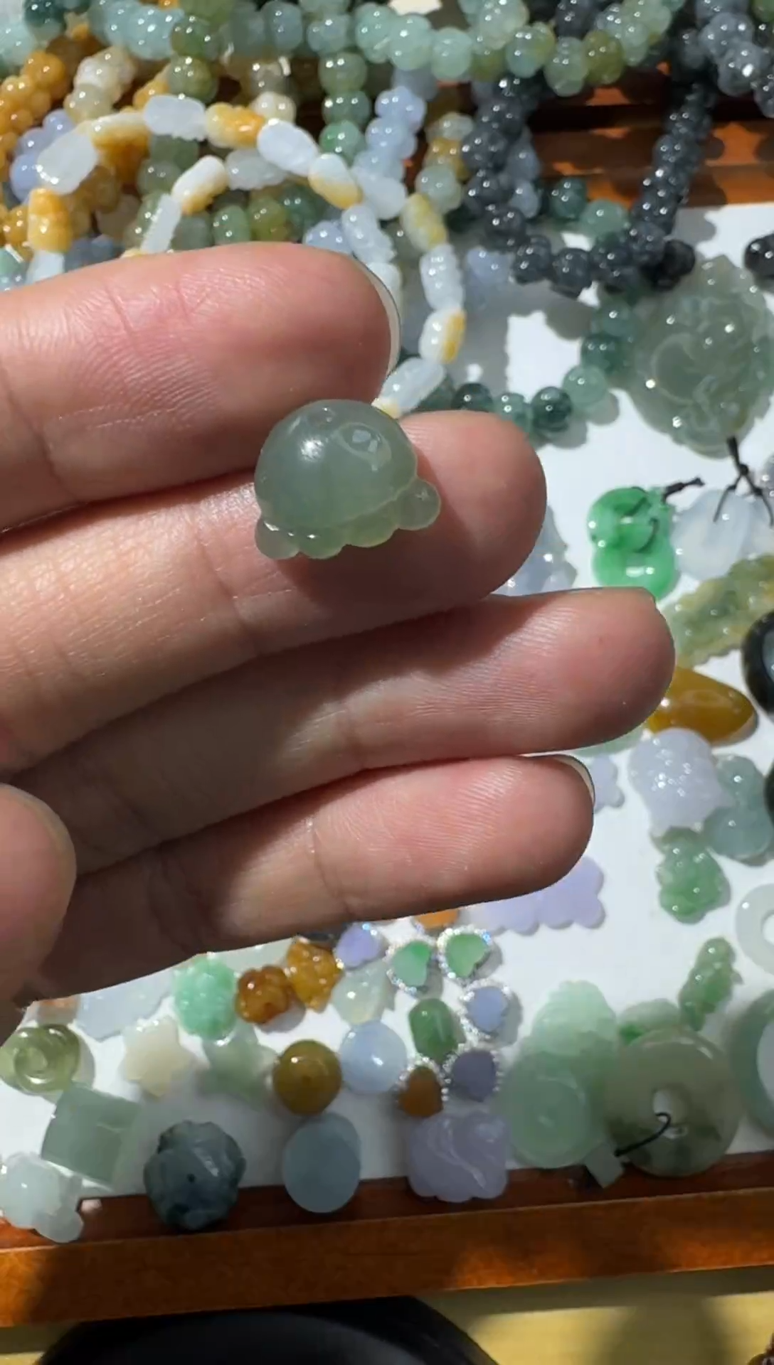 【闪购商品】翡翠颈饰未镶嵌【闪购商品】 天然翡翠 