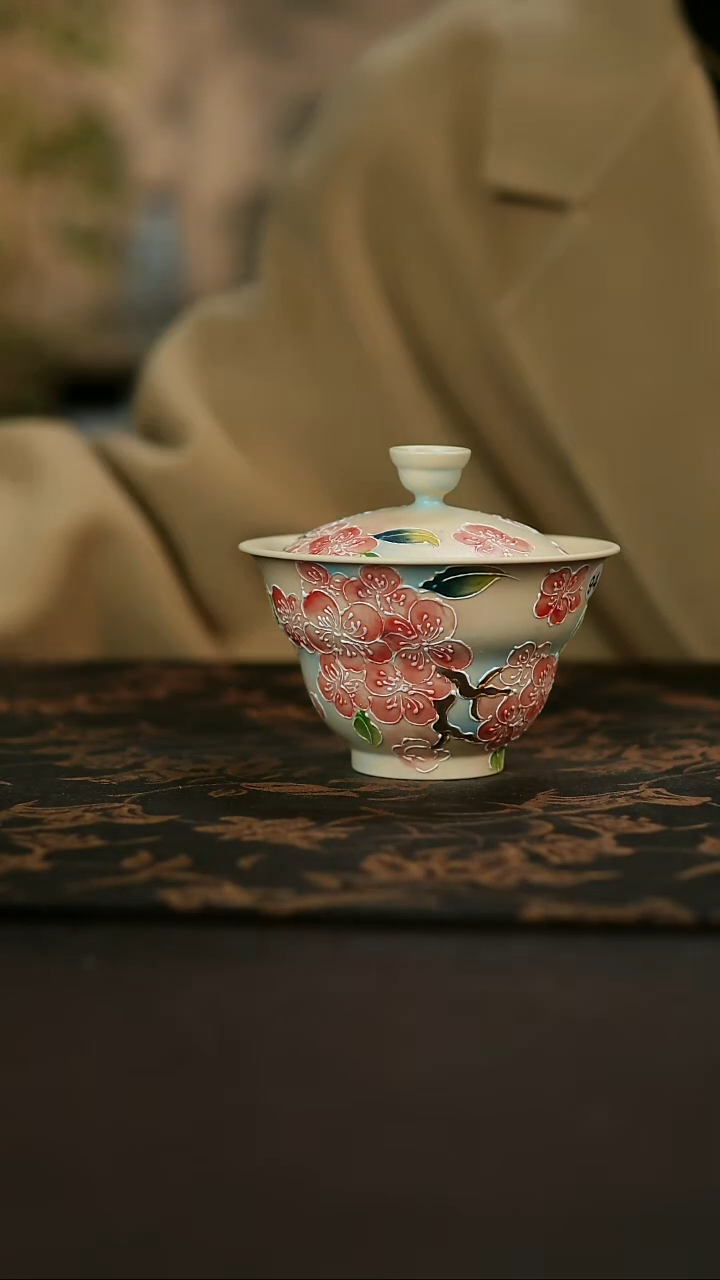 初****哲景德镇陶瓷杯碗柴烧多人