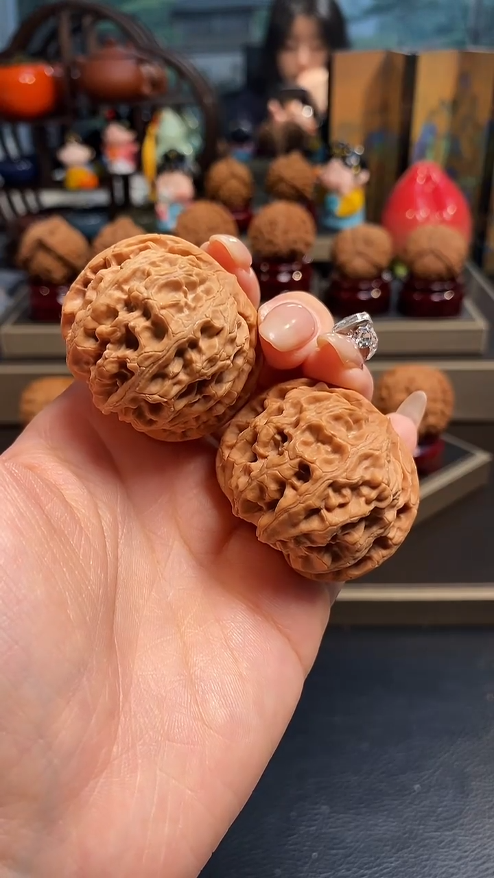 【闪购商品】文玩核桃把件A116苹果园41