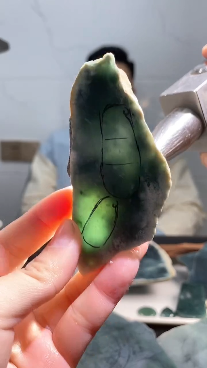 【闪购商品】翡翠挂件未镶嵌天然翡翠A货2Q