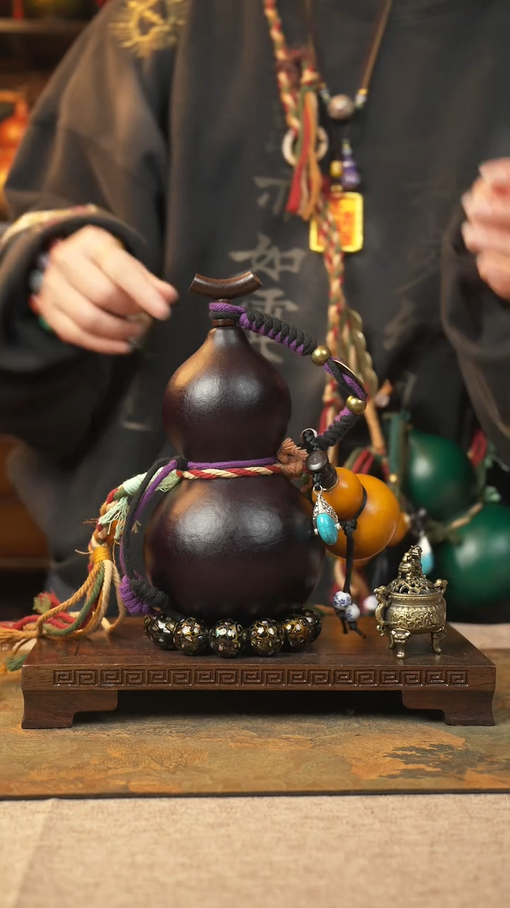 【闪购商品】042大漆葫芦一物一拍记葫堂出品