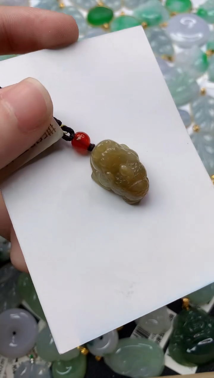 【闪购商品】翡翠颈饰18K金镶嵌9...........