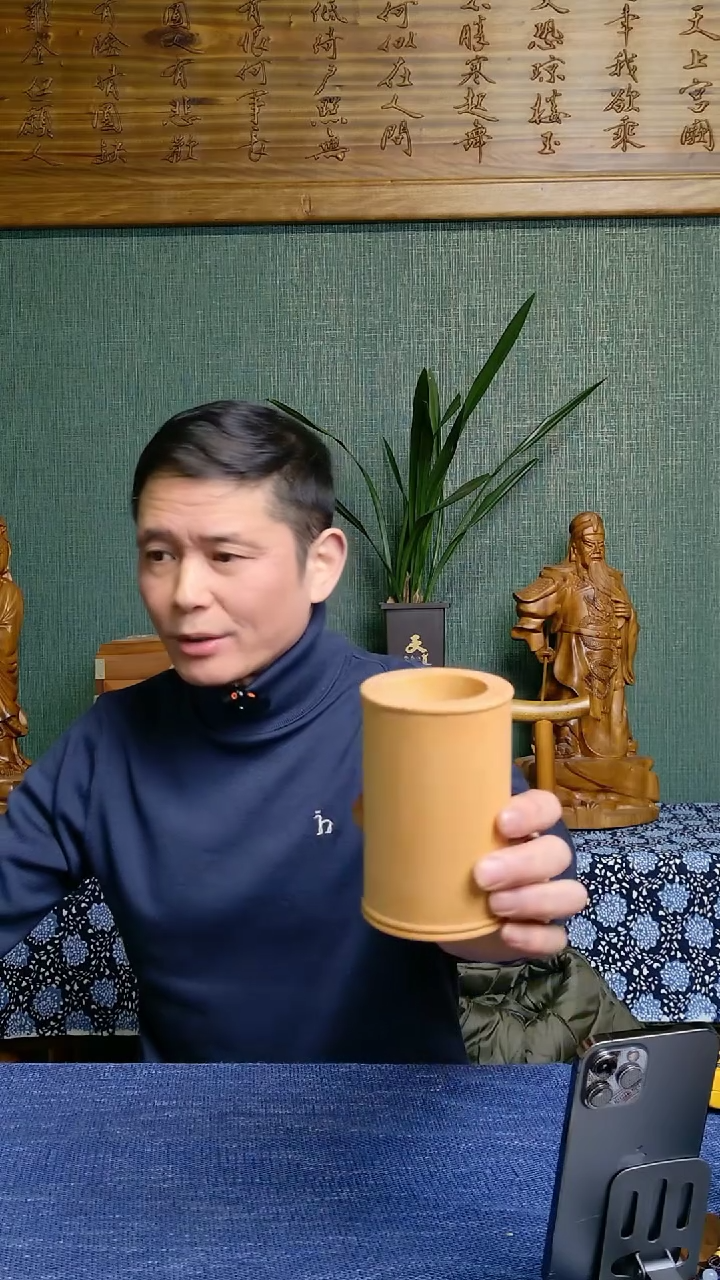 【闪购商品】黄杨木木艺笔筒瓜子黄杨木一料