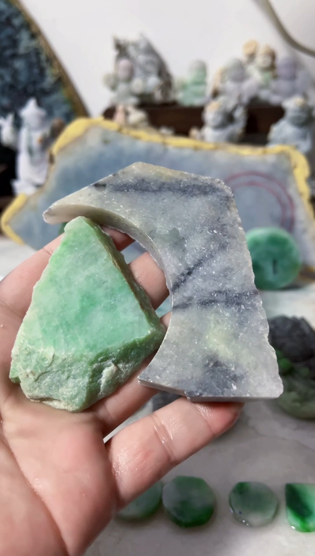 【闪购商品】翡翠吊坠(不含链)未镶嵌A847