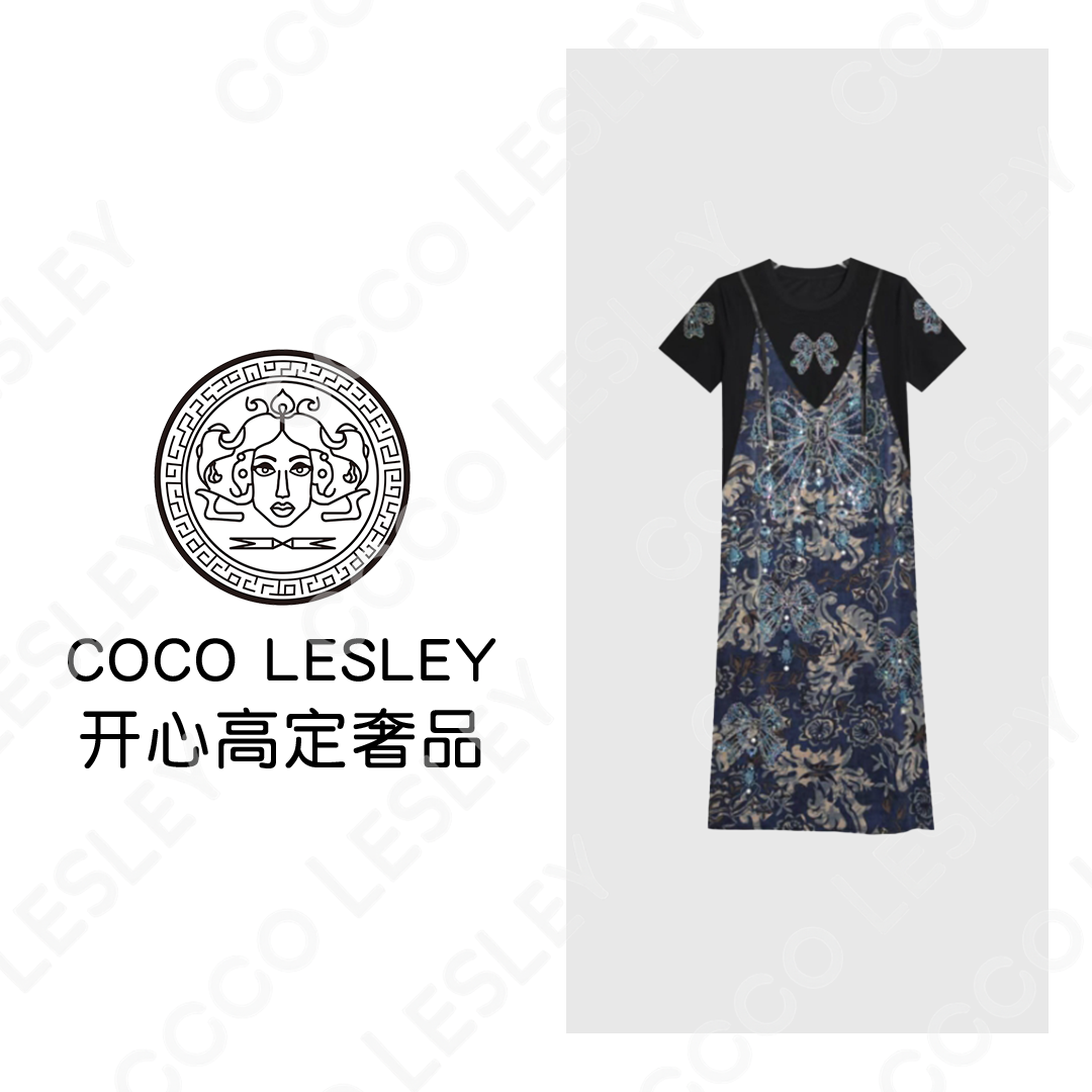 【COCO LESLEY】A56061新款洋气百搭休闲连衣裙